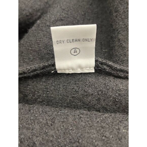 Sarah Spencer Women Black Wool Long Sleeve Lace-Up Detail Sweater Size XL - Picture 9 of 10